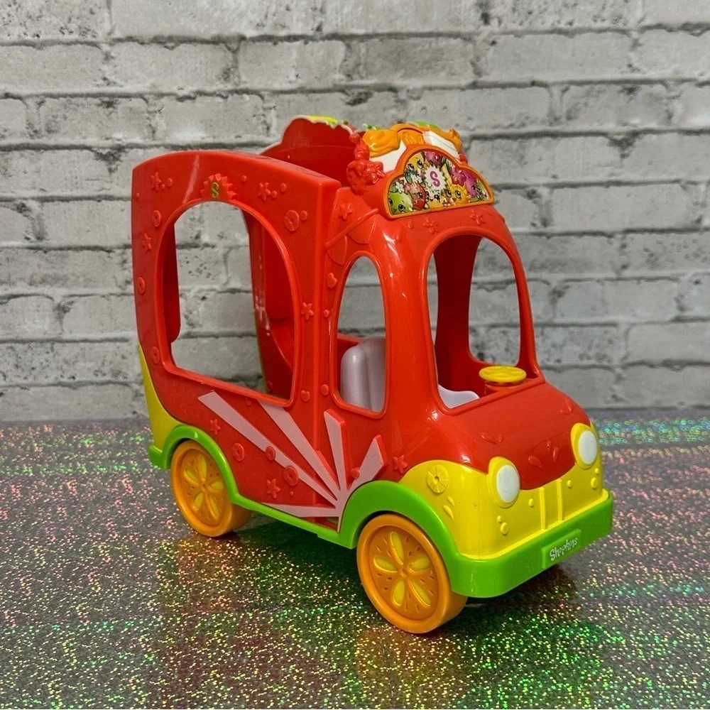 Shopkins Shoppies Smoothie Juice Truck Van Vehicle Retired Fruit Car
